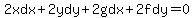2xdx%2B2ydy%2B2gdx%2B2fdy=0