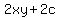 2xy%2B2c