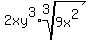 2xy%5E3%2Aroot%283%2C+9x%5E2%29