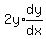 2y%2Aexpr%28dy%2Fdx%29