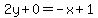 2y%2B0=-x%2B1