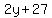 2y%2B27