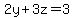2y%2B3z=3