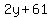 2y%2B61
