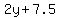 2y%2B7.5