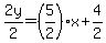 2y%2F2=%285%2F2%29x%2B4%2F2
