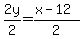 2y%2F2=%28x-12%29%2F2