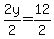 2y%2F2=12%2F2
