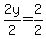 2y%2F2=2%2F2