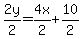 2y%2F2+=+4x%2F2+%2B+10%2F2