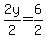 2y%2F2+=+6%2F2
