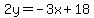 2y=-3x%2B18