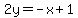 2y=-x%2B1
