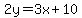 2y=3x%2B10