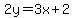 2y=3x%2B2+