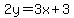 2y=3x%2B3
