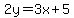 2y=3x%2B5