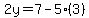 2y=7-5%283%29