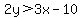 2y%3E3x-10