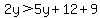 2y%3E5y%2B12%2B9