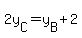 2y%5BC%5D=y%5BB%5D%2B2
