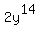 2y%5E14