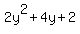 2y%5E2%2B4y%2B2