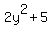 2y%5E2%2B5