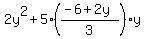 2y%5E2%2B5%28%28-6%2B2y%29%2F3%29y