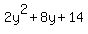 2y%5E2+%2B+8y+%2B+14