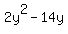 2y%5E2+-+14y