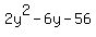 2y%5E2+-6y+-56