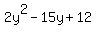 2y%5E2-15y%2B12