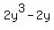 2y%5E3-2y
