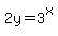 2y+=+3%5Ex