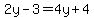 2y-3=4y%2B4