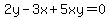 2y-3x%2B5xy=0