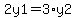 2y1=3%2Ay2%29