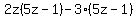 2z%285z-1%29-3%285z-1%29