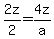 2z%2F2=4z%2Fa