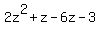 2z%5E2%2Bz-6z-3