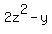 2z%5E2-y