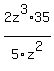 2z%5E3%2F5+%2A+35%2Fz%5E2