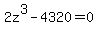 2z%5E3-4320=0