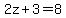 2z+%2B+3+=+8