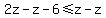 2z-z-6%3C=z-z