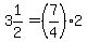 3%261%2F2=%287%2F4%29%2A2