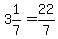 3%261%2F7=22%2F7