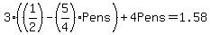3%28%281%2F2%29-%285%2F4%29Pens%29%2B4Pens=1.58