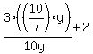3%28%2810%2F7%29y%29%2F%2810y%29%2B2